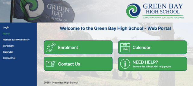 Web Portal dashboard